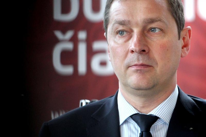 Vilniaus meras A. Zuokas susilaužė riešą