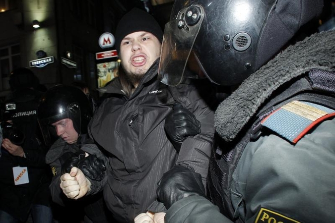 Opozicijos protestai Rusijoje: internetas kunkuliuoja, televizija tyli