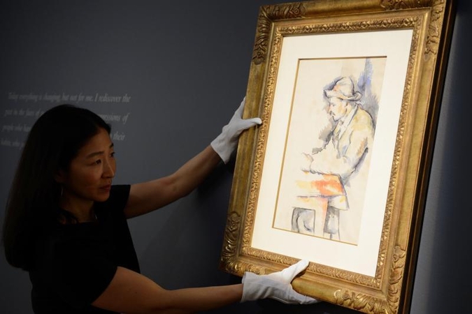 JAV aukcione parduota reta Paulio Cezanne'o akvarelė