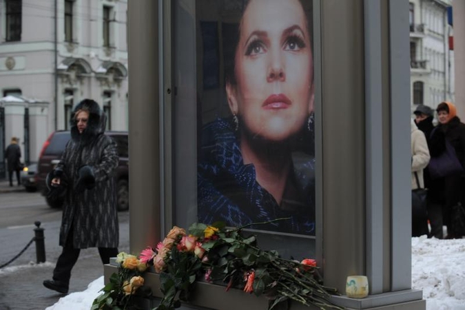 Operos žvaigždė G. Višnevskaja palaidota greta M. Rostropovičiaus