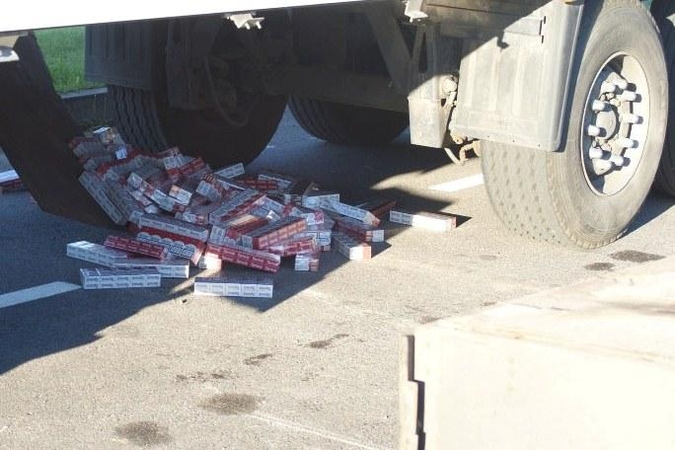 Medininkuose sulaikyta ketvirčio mln. litų vertės rūkalų kontrabanda
