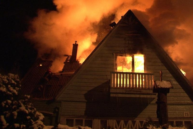 Klaipėdos apskrityje kilę gaisrai niokojo namus, juose žuvo du žmonės