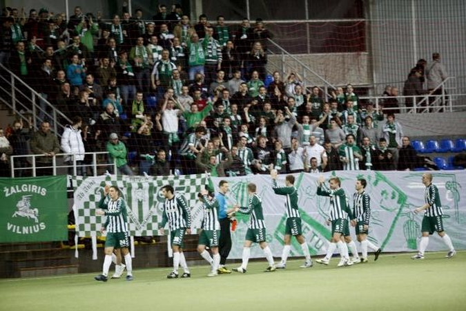 Grigiškių stadione 15 metų šeimininkaus "Žalgiris"