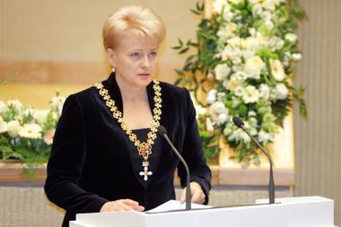 D.Grybauskaitė: „Būsiu aktyvi prezidentė“
