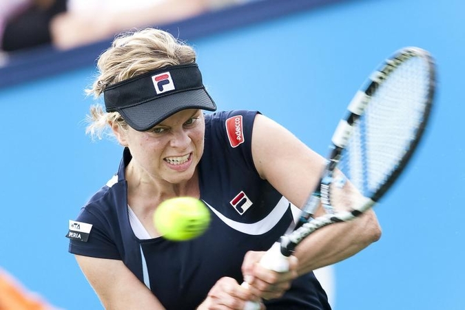 K.Clijsters keturių setų kovoje įveikė šveicarę