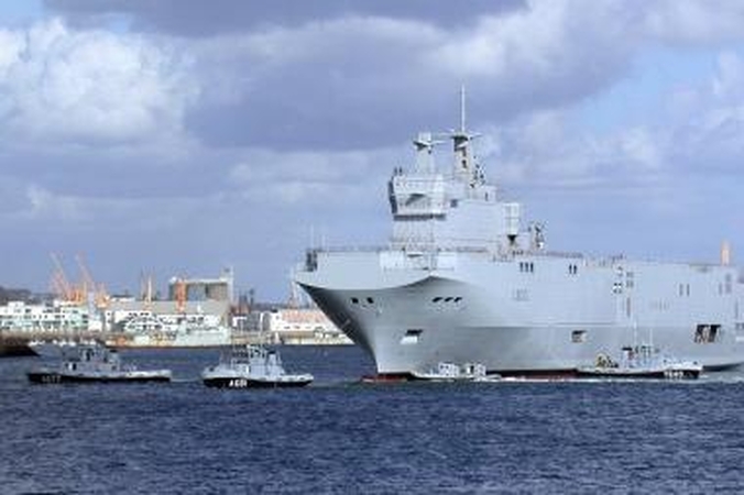 Rusų karo laivai “Mistral” plaukios Baltijos jūroje (papildyta)