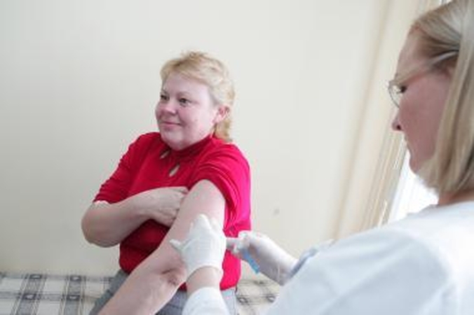 Kauniečiai aktyviai skiepijasi nuo gripo