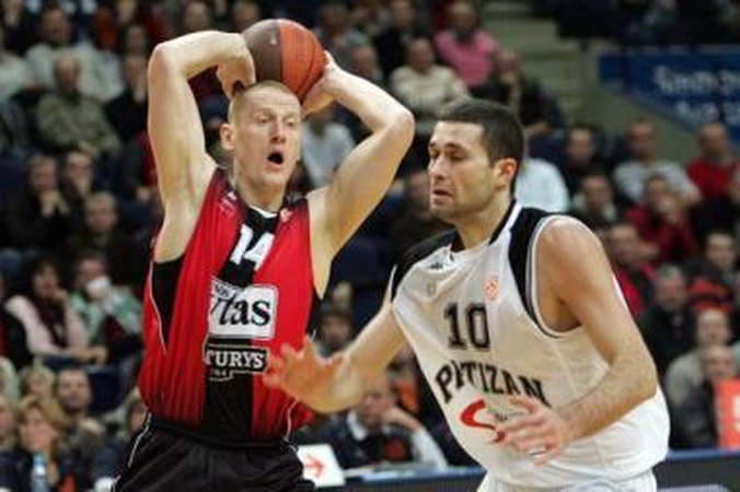 "Lietuvos rytas" - "Partizan": pergalė 78:56 (papildyta)