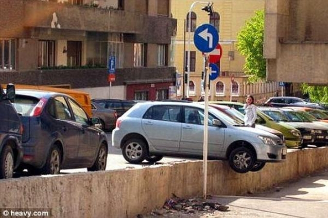 Parkavimas, priverčiantis išsižioti