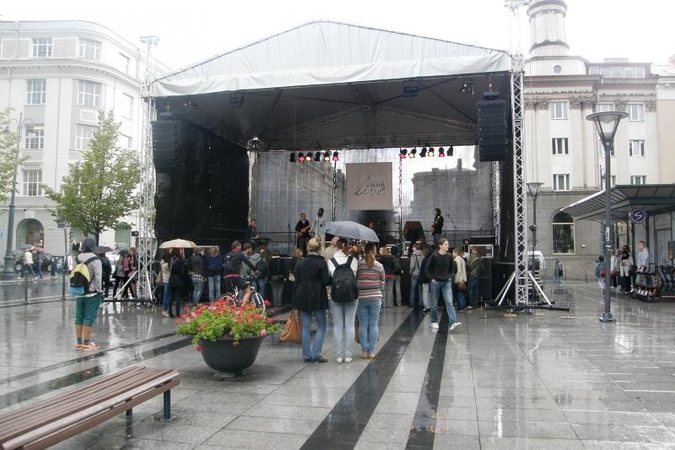 Vilniaus centre – koncertai po atviru dangumi
