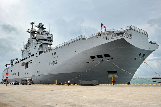"Rosoboroneksport": Rusija gaus pirmąjį karo laivą "Mistral" 2014 metais