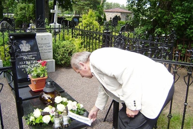 Paminėtos Palangos garbės piliečio A.Tiškevičiaus mirties metinės