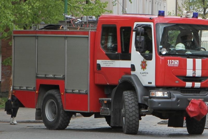 Plungės rajone užsiliepsnojo  vasarnamis