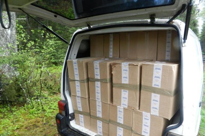 Sulaikytas per 1 mln. litų vertės kontrabandinių cigarečių krovinys