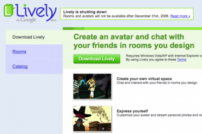 „Google Lively“ pasitraukia