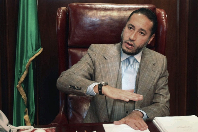 M.Kadhafi sūnus neigia Interpolo įtarimus