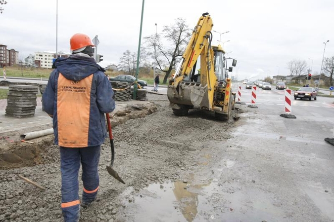 Papildoma eismo juosta Kretingos gatvėje sumažins spūstis
