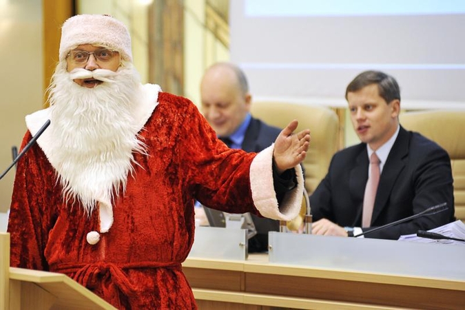 Kauno savivaldybėje Kalėdų senelis pasijuto kaip vaikų darželyje