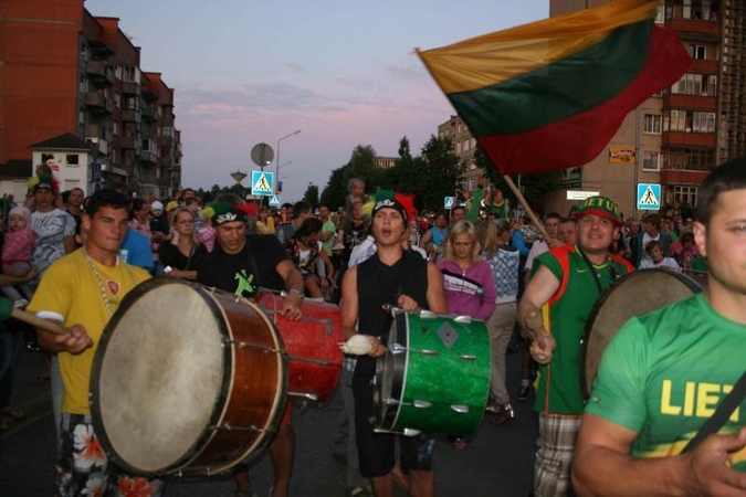 "Varom už Lietuvą" kamuolys atkeliauja į Klaipėdą (programa)