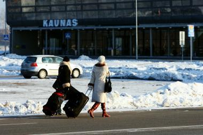 Kauno oro uoste pernai - rekordinis keleivių srautas