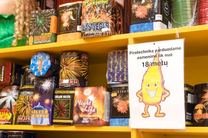 Kėdainiuose petarda sužalojo moters veidą