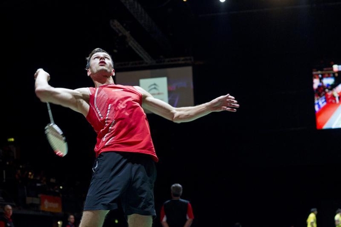 K.Navickas pergalingai pradėjo vasaros universiados badmintono turnyrą