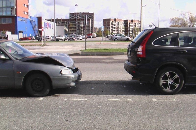 Girtas dituviškis Klaipėdoje sukėlė avariją