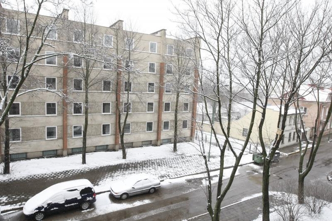 Velykų rytą Klaipėdoje gausiai prisnigo 