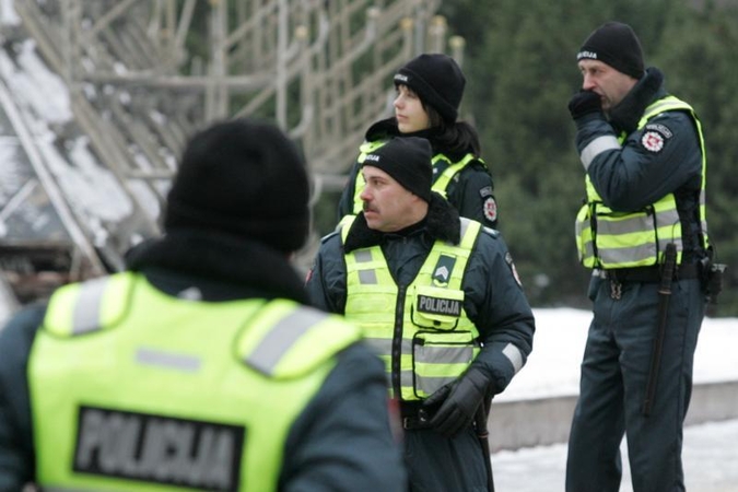 Pirmąją metų naktį dirbs gausesnės policijos pajėgos