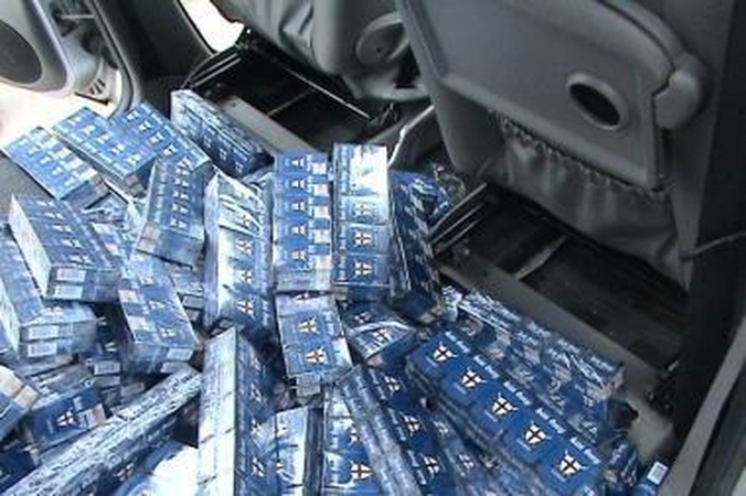 Neteisėtai gabenti rūkalai ir vėl nepateko į Lietuvą