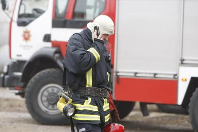 Gaisras Klaipėdos rajone pridarė nuostolių trims šeimoms