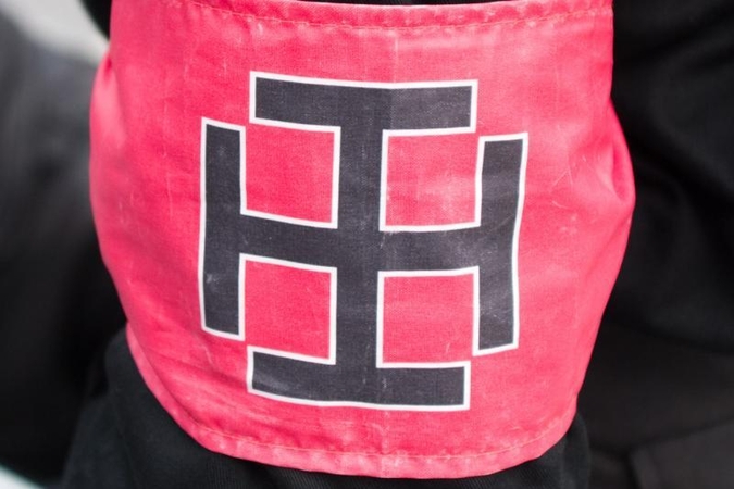 Panevėžyje ant žydų bendruomenės pastato rasta svastika