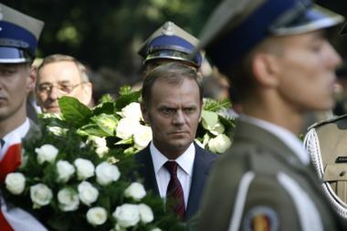 Lenkijos premjeras D.Tuskas apsilankė Afganistane 