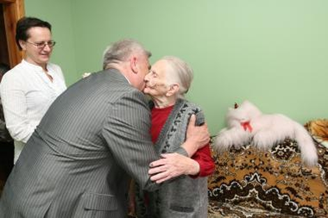 Pasveikinta 101 metų sulaukusi klaipėdietė