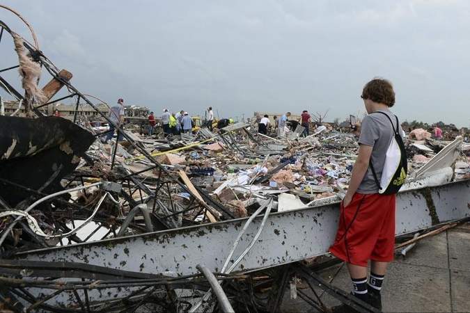 JAV prezidentas tarsis dėl stichinės nelaimės Oklahomoje