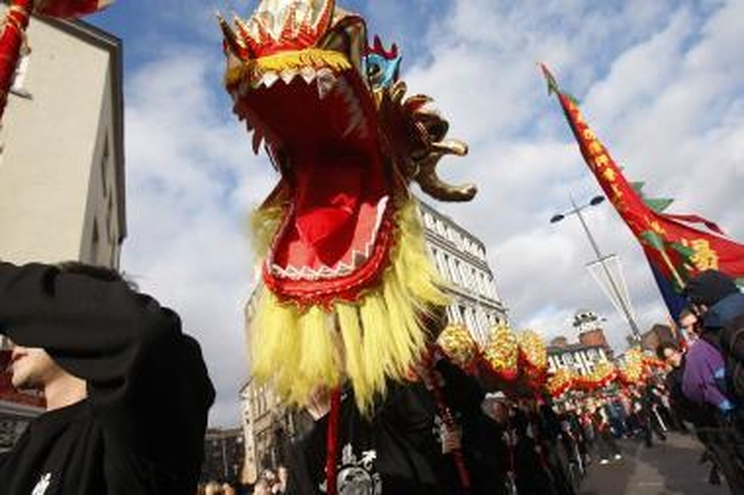 Kinija sutiko Naujuosius metus