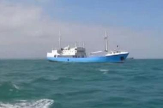 Dvokiančio laivo įgula pagaliau pasiekė žemę