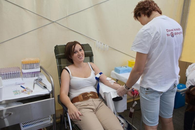 Kauno klinikoms          trūksta kraujo 