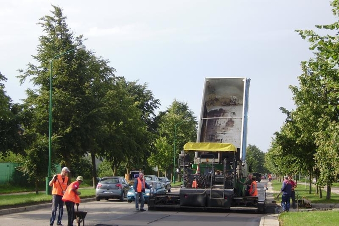 Palangoje užvirė dviejų gatvių remonto darbai 