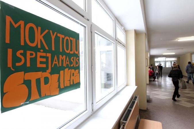 Žemaitijos pedagogai balandį ketina rengti neterminuotą streiką