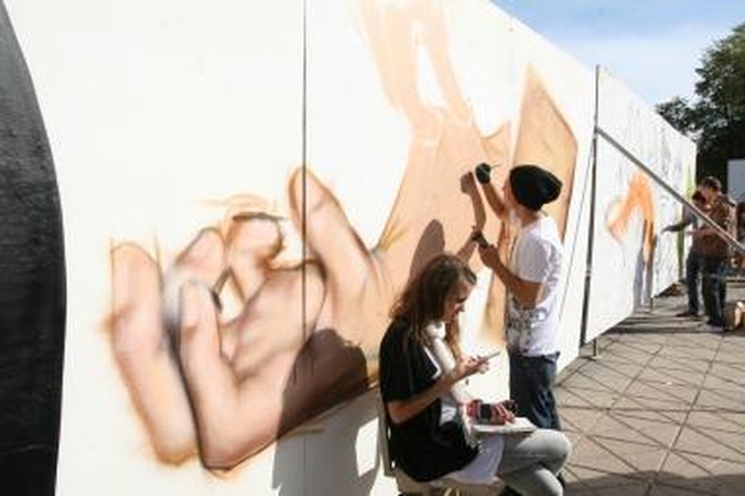 Klaipėdos centre – grafitininkų čempionatas