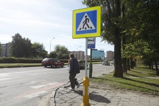 Pavojingose perėjose – ryškesni ženklai