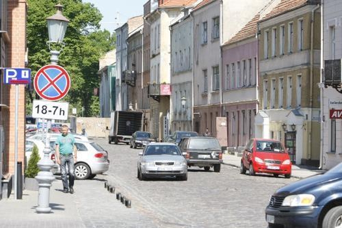 Žvejų gatvėje – eismo ribojimai