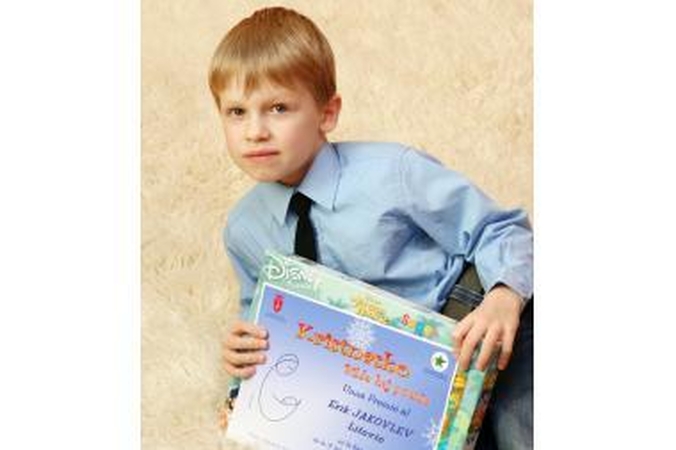 Šešiamečiui – konkurso laurai