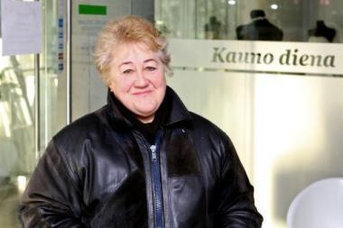 Patirtis: D.J.Lileikienė tvirtina, kad kasdieną ateiti į redakciją laikraščio yra labai verta ir dėl sveikatos, ir dėl taupumo.