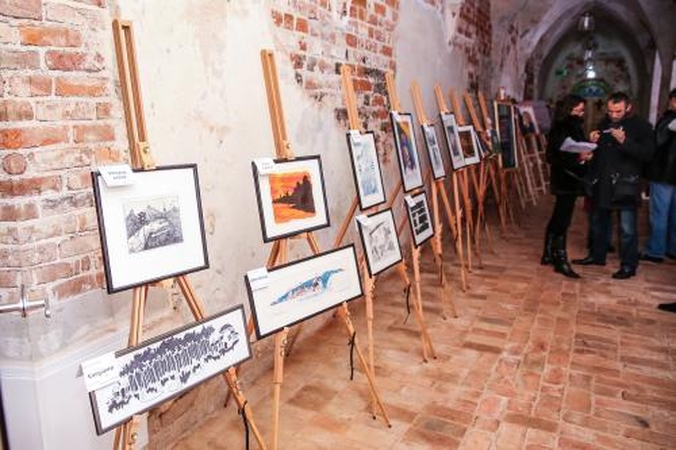 Bažnyčioje – kurčiųjų menininkų paroda
