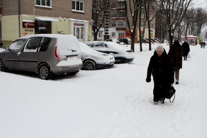 Kol vairuotojai vargo, valytojai taupė jėgas