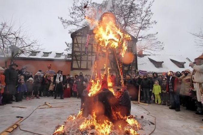 Klaipėdoje žiemą palydėjo lietus