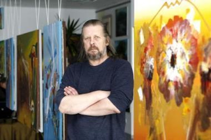 Pokyčiai: A.Ramanauskas tvirtino nauja paroda išbridęs iš vandenų ir pakliuvęs į oro stichiją.