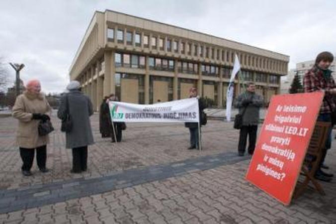 Pradžia: JDJ savo veiklą pradėjo protesto akcijomis prieš "Leo LT".